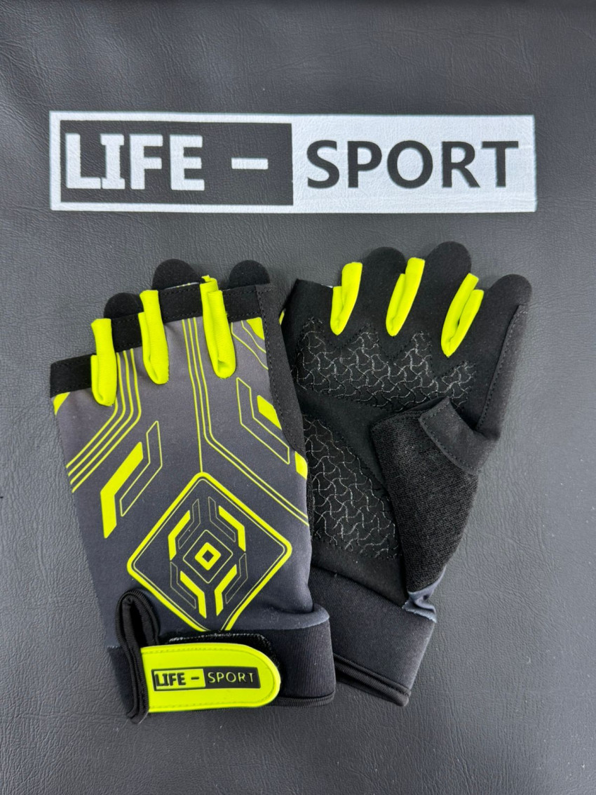 Life-Sport Sports Gloves (Sarı)